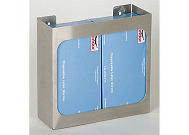 Stainless Steel Exam Glove Dispenser , 10-9/16" Width Wall Glove Dispenser
