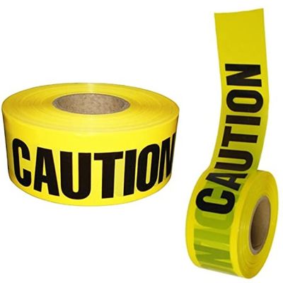 Yellow Caution Tape Safety Lockout Tags Harzard Tape 3 Inch X 1000 Feet For Workplace Safety Tag