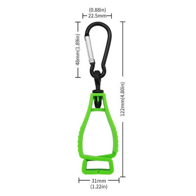 Custom Printed Plastic Glove Clips Polyoxymethylene Safety Glove Clips
