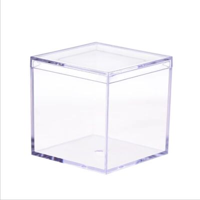 Customize Acrylic Boxes with Lid for Display Clear Plastic Square Cube