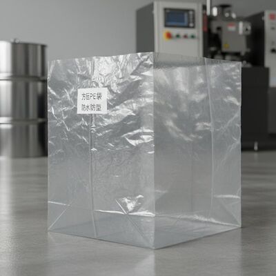 Square Bottom PE Bag Waterproof  Machine Dust Cover and Chemical Drum Liner