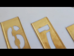 A - Z 46pcs Brass Interlocking Number Stencils Marine Use