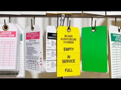 Logo yang disesuaikan Tag keamanan plastik untuk daya tahan yang tahan lama