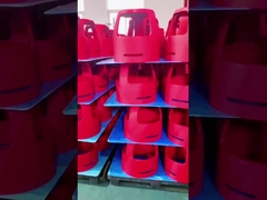 Bangku langkah bulat dengan permukaan non-slip dengan roda yang bisa ditarik