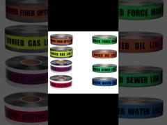 pita peringatan bawah tanah yang terdeteksi