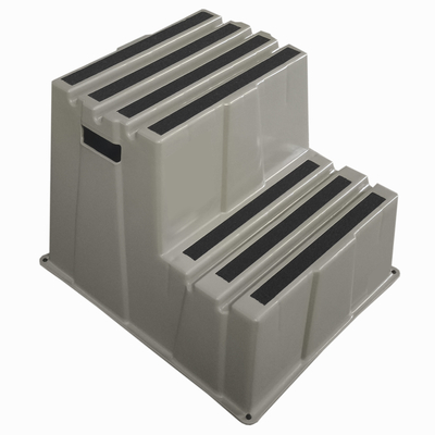 Heavy Duty Plastic Step Stool dengan 500 Pounds Berat Kapasitas 12 inci Tinggi