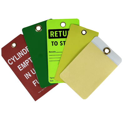 Tag Keamanan Plastik Desain Custom yang awet Tag identifikasi
