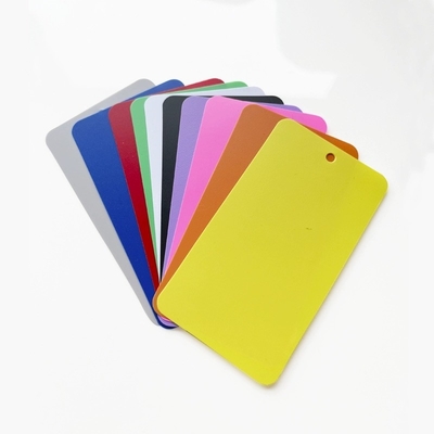 Tag Plastik PVC Blank Tag persegi panjang Berwarna-warni Tag Keamanan Plastik