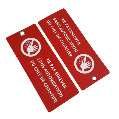 Waterproof Custom Pensional Item Plastik Tag Keamanan Tag Identifikasi