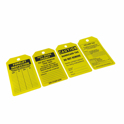 Tag Keamanan Plastik yang Disesuaikan dengan Desain dan Logo Waterproof yang awet