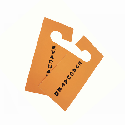 Custom Lockout Tagout Plastic Safety Tag untuk Identifikasi Tempat Kerja