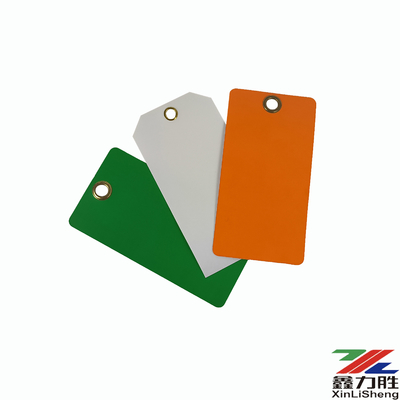 Lockout Tagout Plastic Safety Tag dengan Subject Matter dan Customized Mounting Hole Size