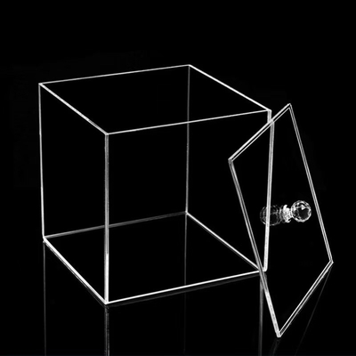 Custom Display Case Dengan Magnet Lid Akrilik Booster Box Dengan Closure Protector Case