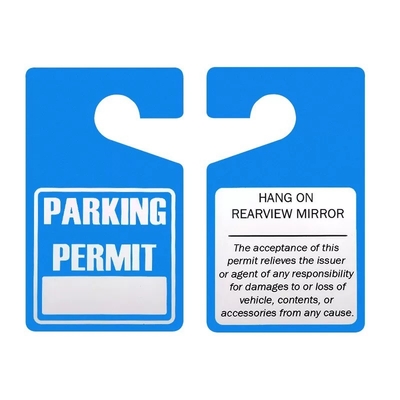 Tag Plastik PVC/PP Cetak Logo persegi panjang Waterproof Hangtag Untuk Konsentrasi Industri