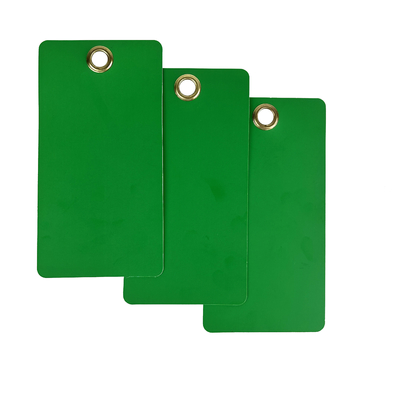 Custom Printed Blank PVC Tag Waterproof Durable Lockout Tag Plastik