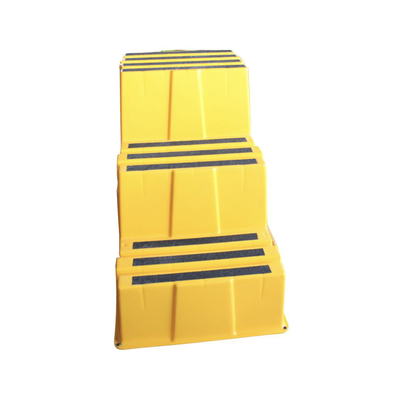 Durable Polyethylene Stackable Step Stool Berat Bersih 17.6 Lb Nestable