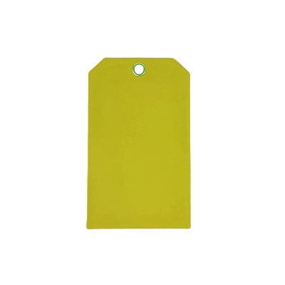 Tag PVC Kosong Kustom Multi-Warna Tahan Air Tag Plastik Tahan Lama
