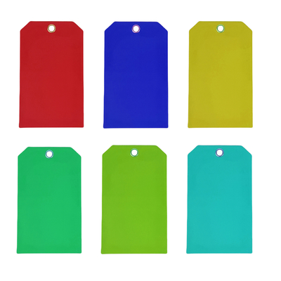 Sesuaikan Warna Blank Gantung Tag Waterproof Tag