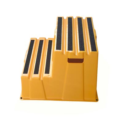Bangku tangga yang dapat ditumpuk dan tahan lama dengan Kapasitas Beban 500 lb, Bahan HDPE Ramah Lingkungan, dan Desain Anti-selip untuk Penggunaan Rumah Tangga dan Industri
