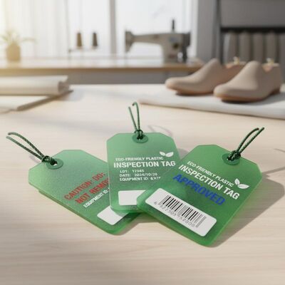 Eco-Friendly Plastic Safety Lockout Tag  Inspection Tag for Bags Garments Shoes-Printed Lockout Tags