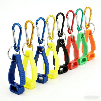 Grosir Pemegang Sarung Tangan Custom Warna Portabel Keamanan Plastik Clip Sarung Tangan Promosi & Bisnis Hadiah