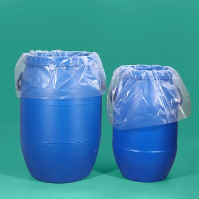 Factory Wholesale Custom Safe Plastic 5 15 30 55 Gallon LDPE Transparent Round Bottom Plastic Drum Liners Bags