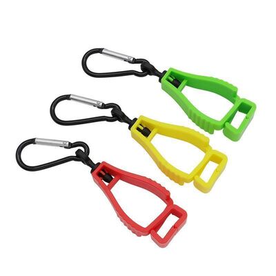 Clip Sarung Tangan Plastik POM Kekuatan Tinggi dengan Hook Anti-hilang untuk penggunaan industri multifungsi